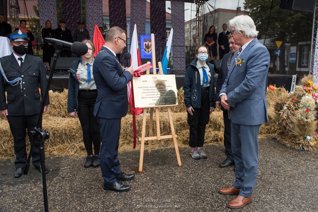 Inauguracja obchodów 750-lecia Myśliborza - poświęcenie tablicy pamiątkowej