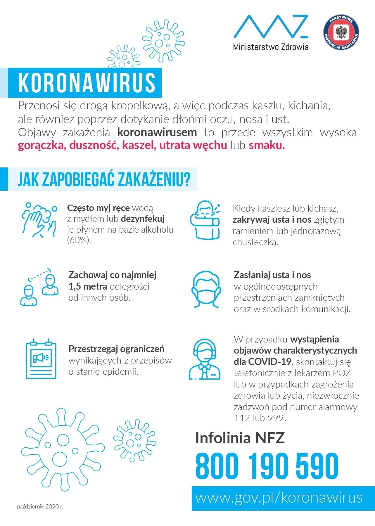 Koronawirus - aktualne informacje i zalecenia