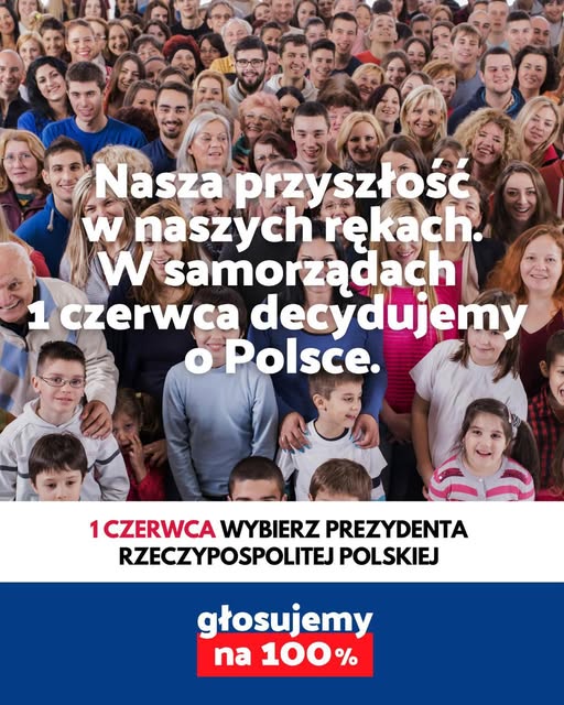 głosujemy na 100%